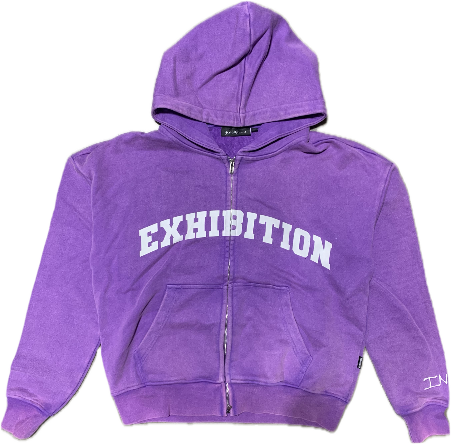 EXHIBITION PURPLE SWAG ZIP-UP